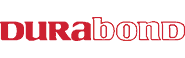 Durabond logo featuring bold red background and white text, relevant to stucco repair services offered by Solida Coatings Ltd.
